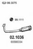 ALFA 60566334 Exhaust Pipe